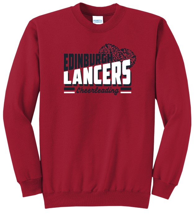 Bantam Red Crewneck – DMB Embroidery & Screenprinting