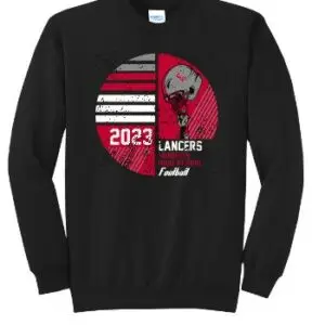 EHS Football Black Crewneck