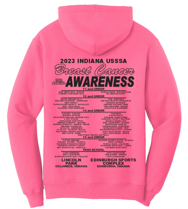 Hoodie USSSA Breast Cancer Awareness Tournament - Image 2