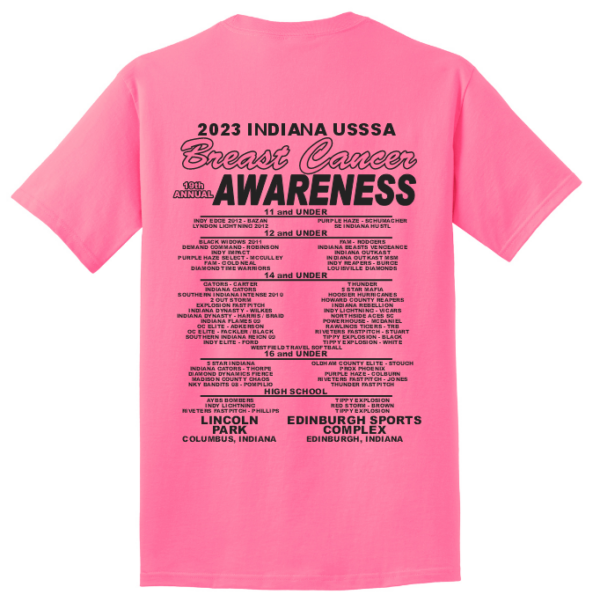 T-Shirt USSSA Breast Cancer Awareness Tournament - Image 2